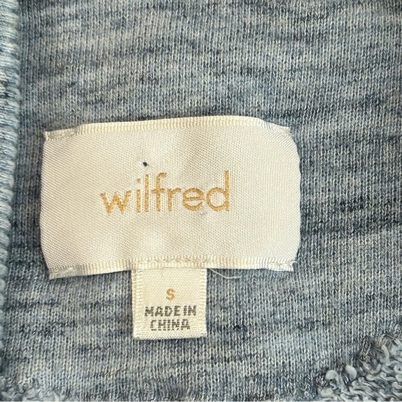 ARITZIA Wilfred Diderot Cocoon blue open front circle cardigan Sz S - Picture 5 of 9